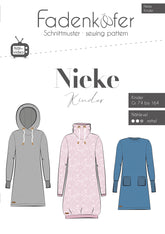 Papierschnittmuster Kleid Nieke Kinder Fadenkäfer